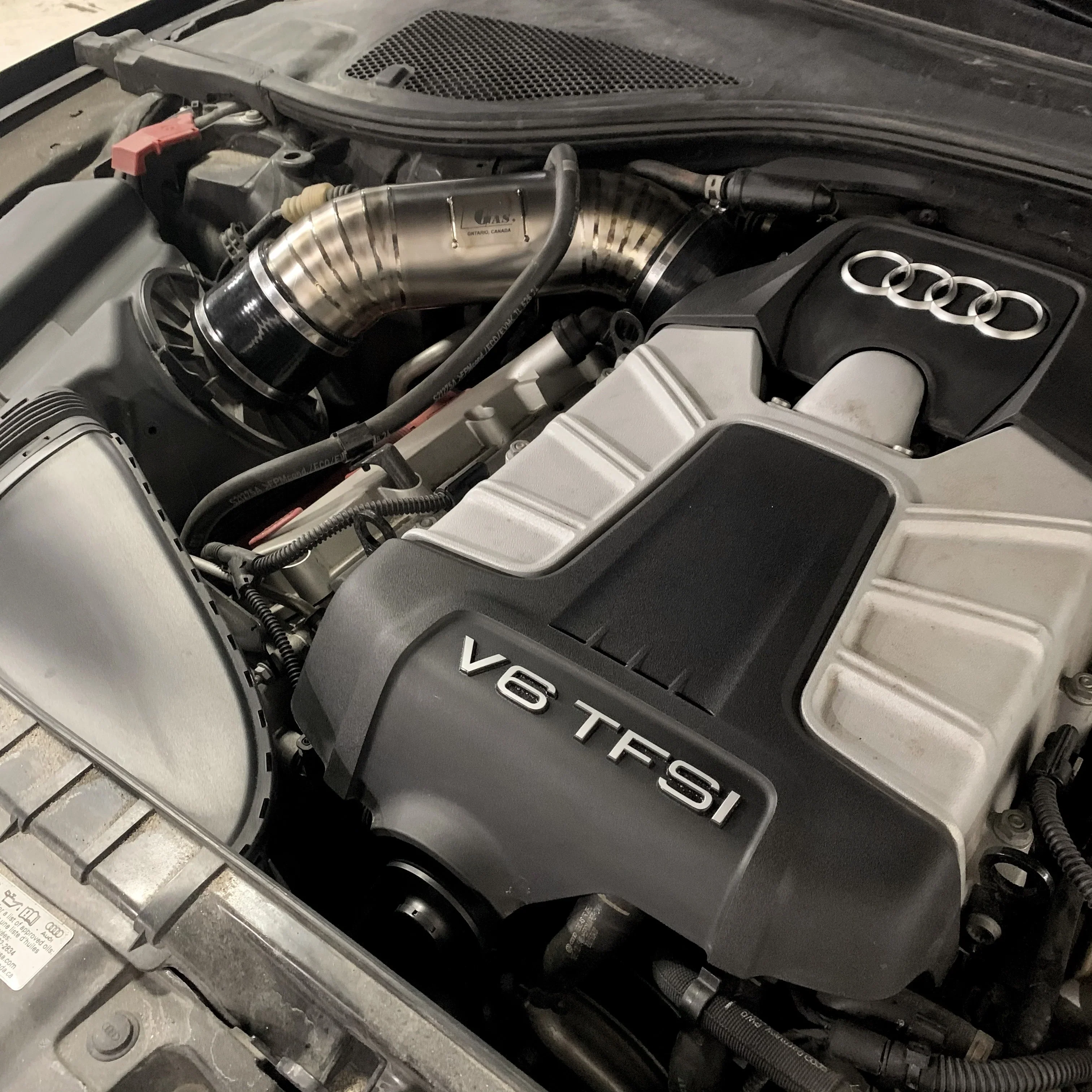 GAS 89mm Titanium Intake C7/C7.5 A6/A7 3.0T - Image 4