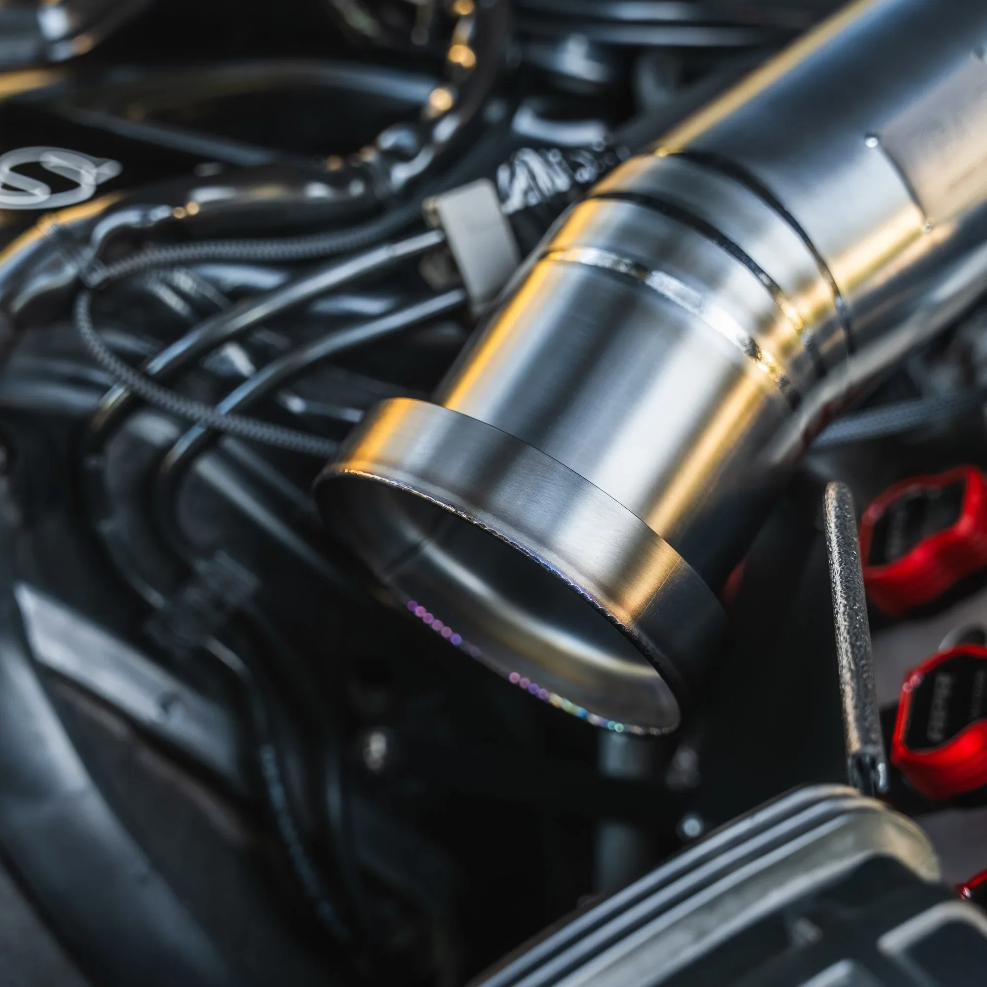 GAS V2 Omega 102mm Titanium Intake B8/B8.5 S4/S5 3.0T - Image 7