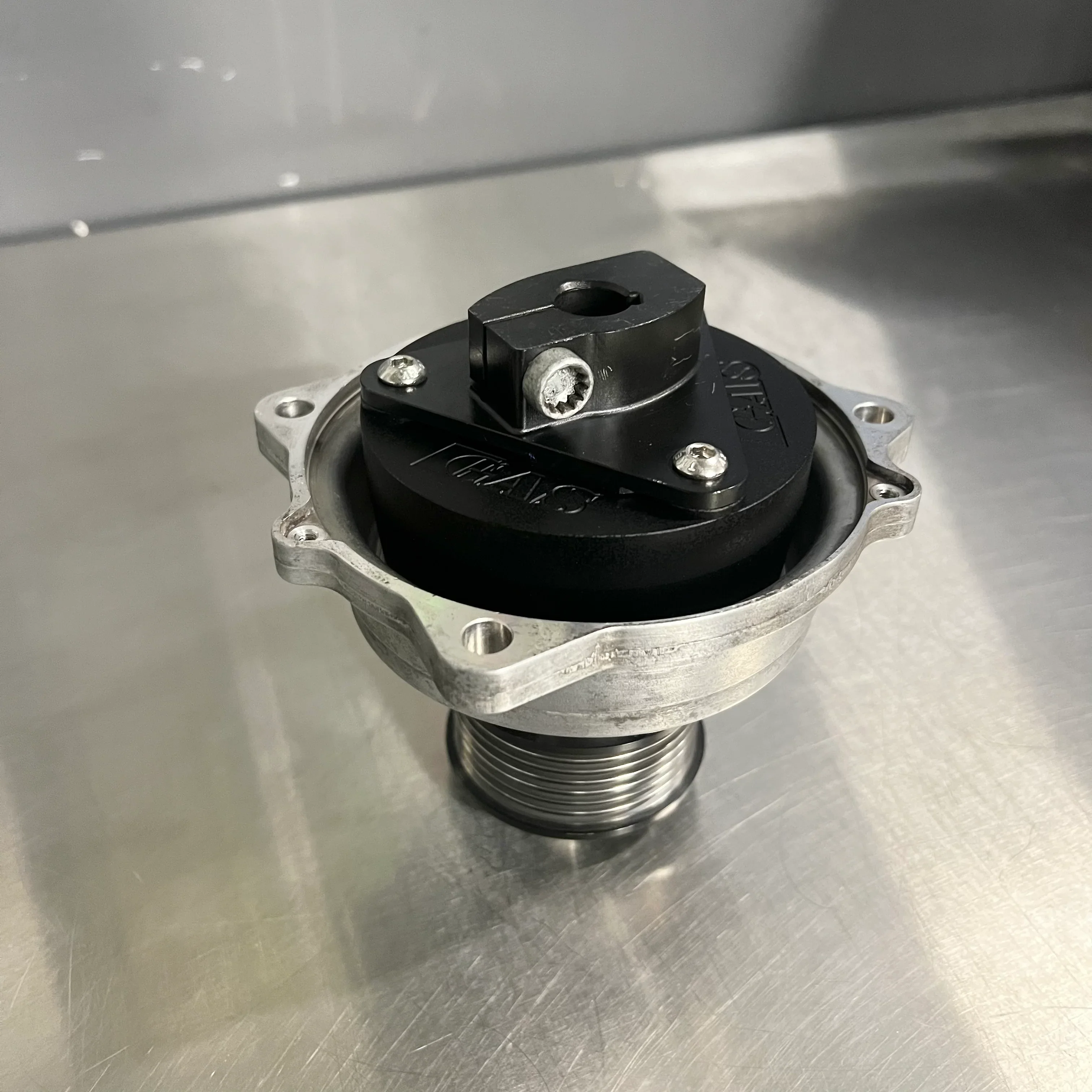 GAS Billet Supercharger Clutch Delete for Audi CREC 3.0T - Image 4