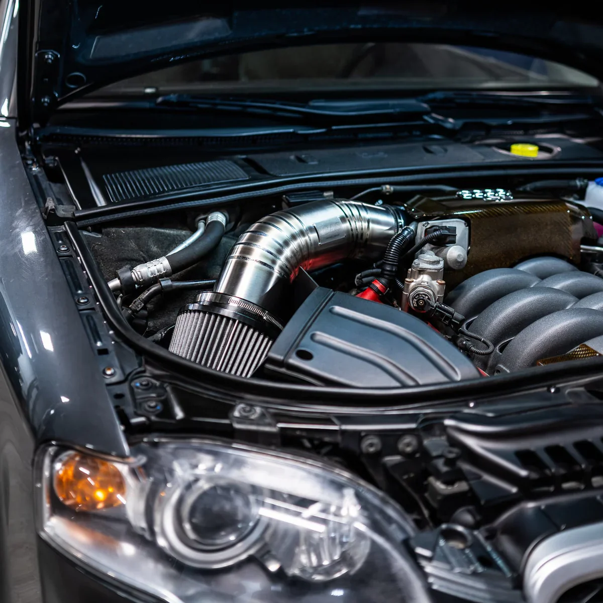 GAS Omega V2 102mm Titanium B7 RS4 Intake - Image 2