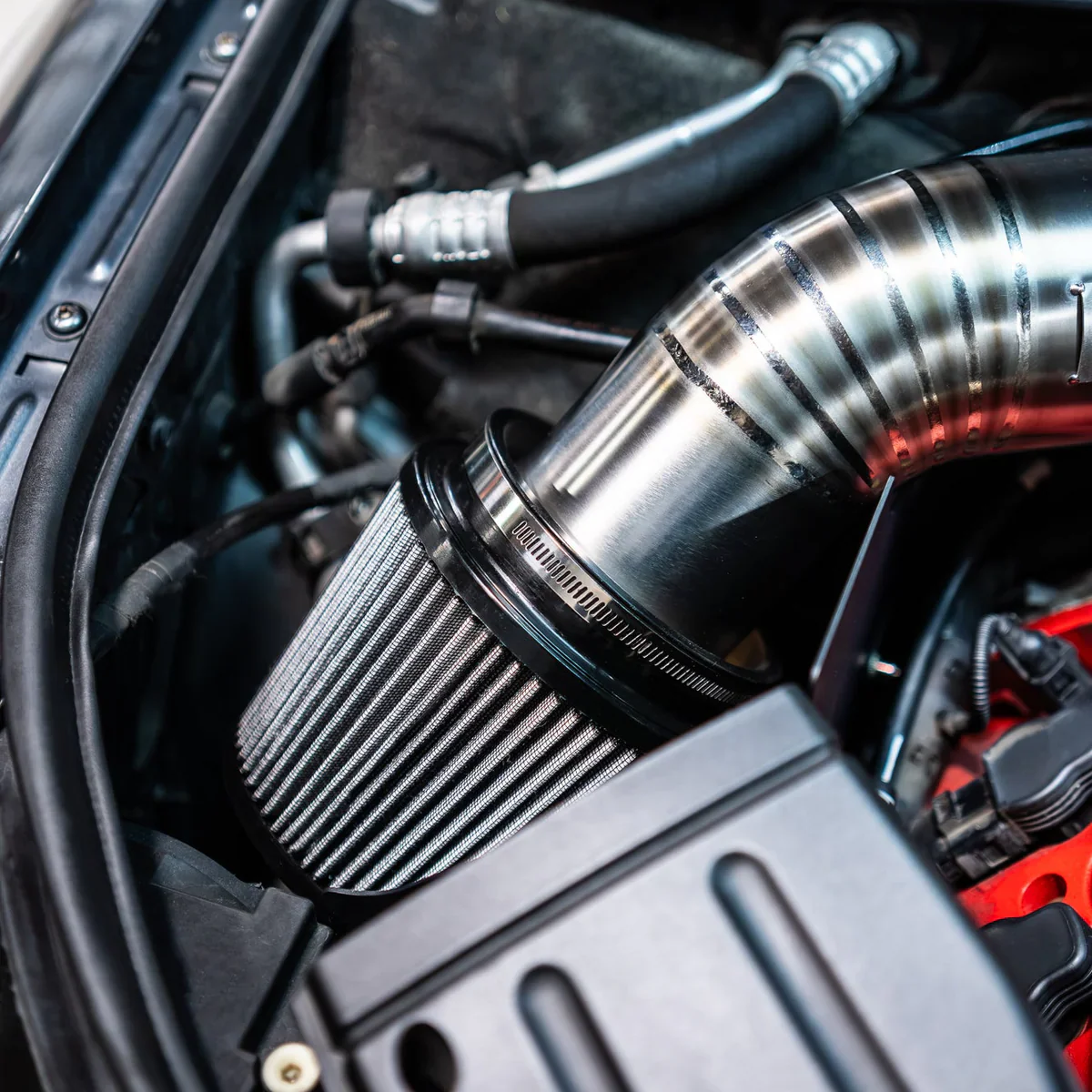 GAS Omega V2 102mm Titanium B7 RS4 Intake - Image 3