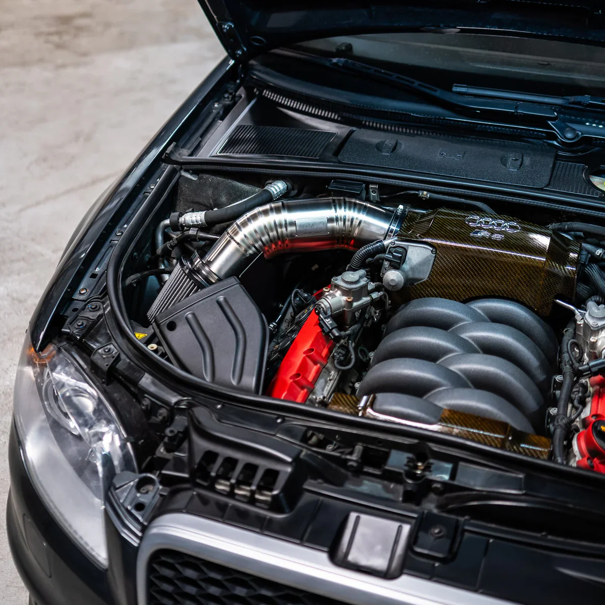 GAS Omega V2 102mm Titanium B7 RS4 Intake - Image 4