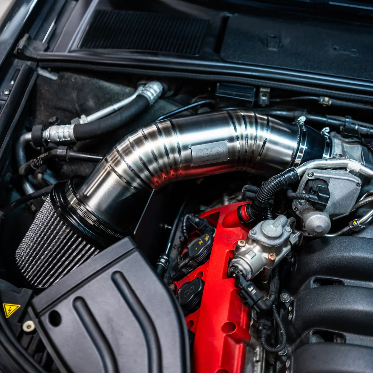 GAS Omega V2 102mm Titanium B7 RS4 Intake - Image 5