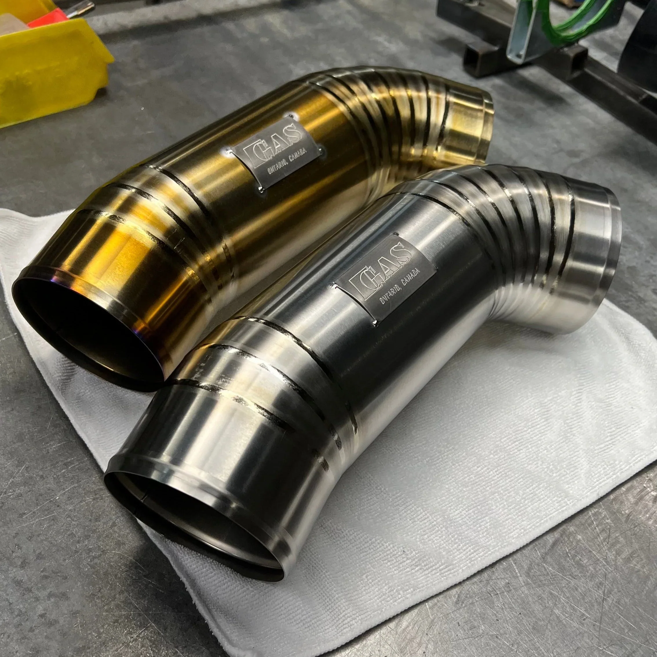 GAS Omega 102mm Titanium Intake C6 A6 3.0T - Image 11