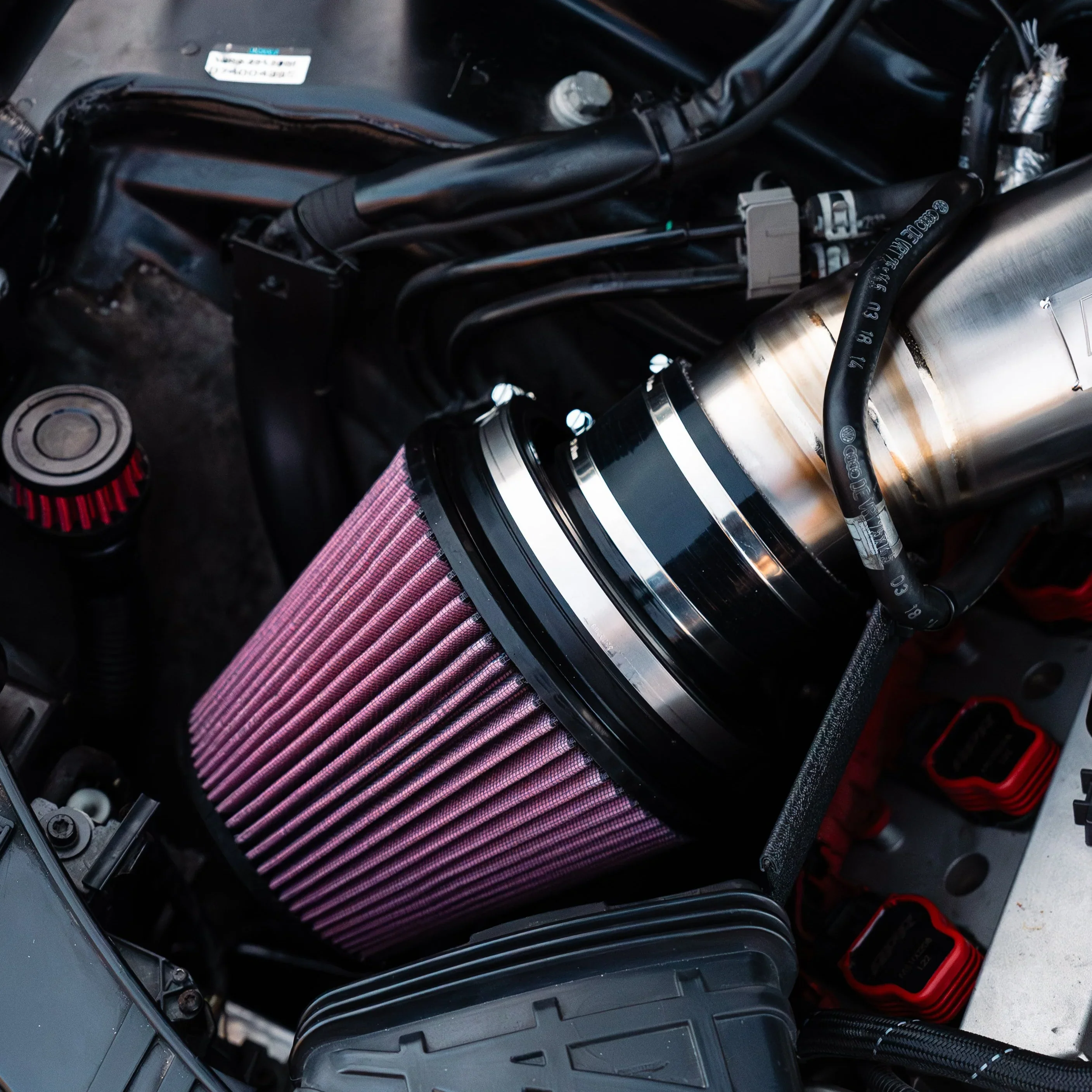GAS Omega 102mm Titanium Intake C6 A6 3.0T - Image 8