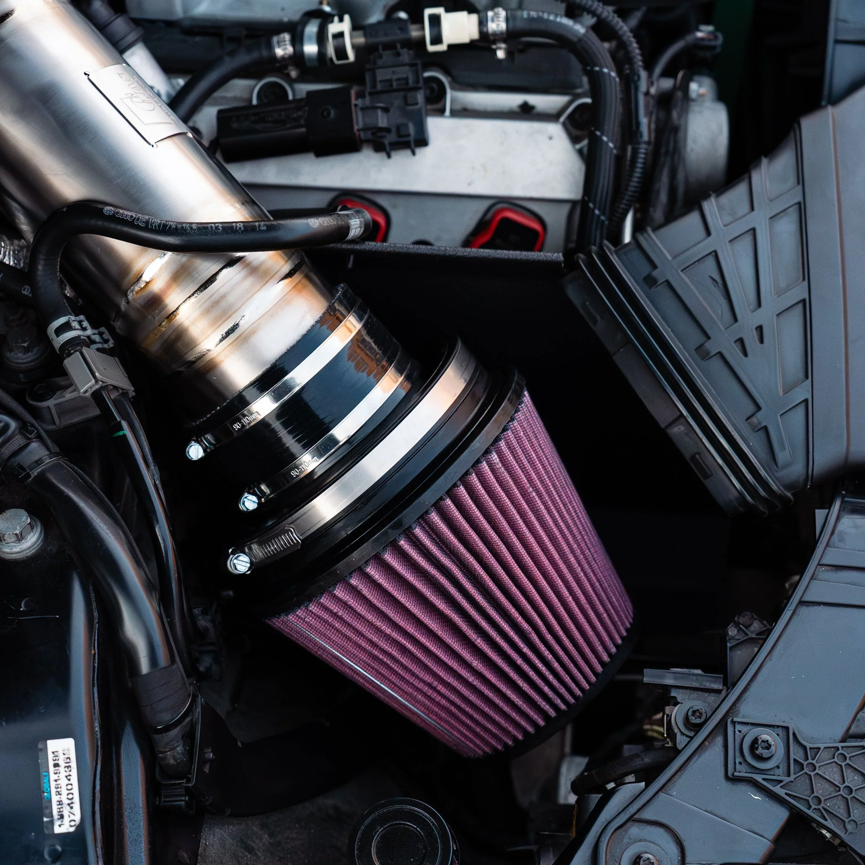 GAS Omega 102mm Titanium Intake C6 A6 3.0T - Image 9
