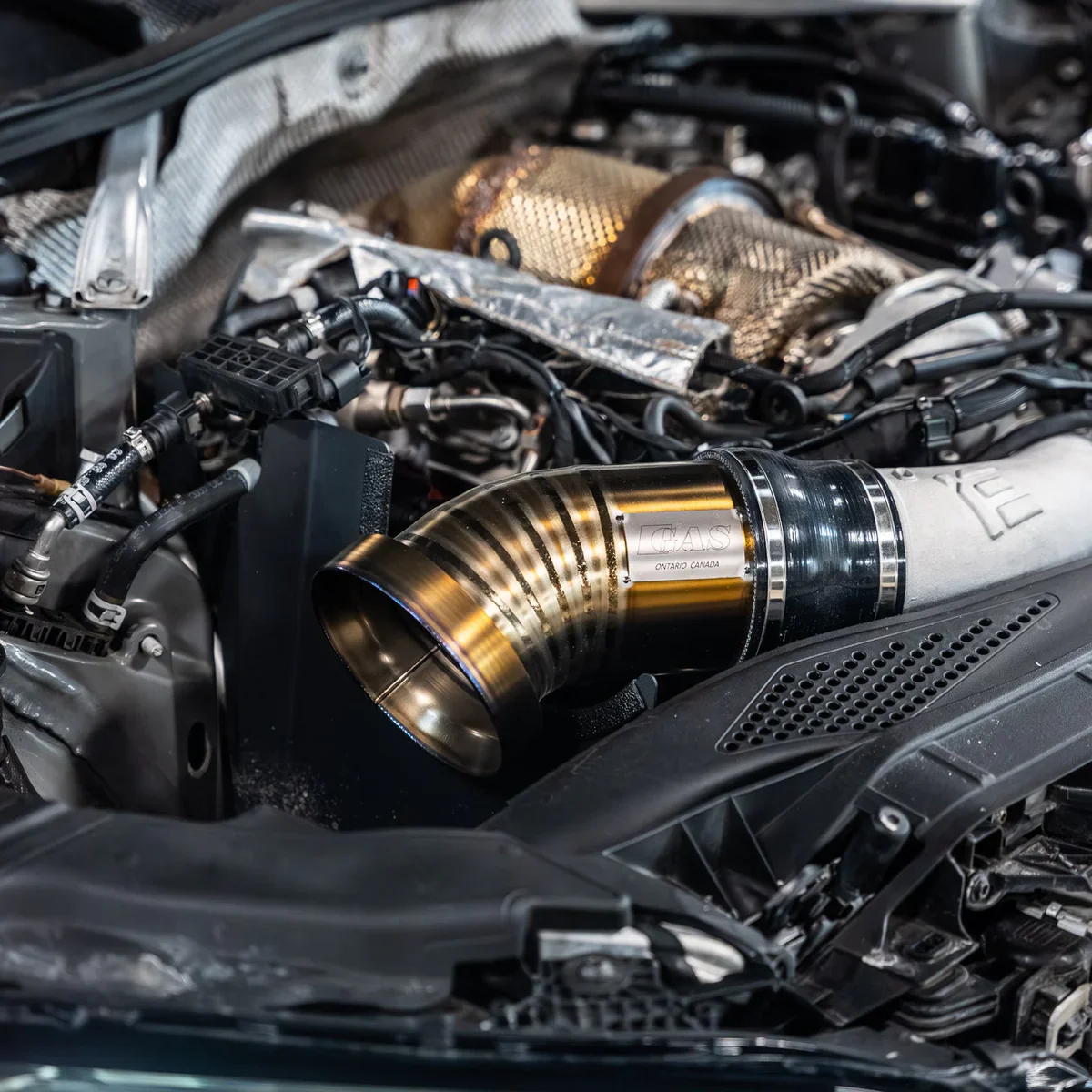 GAS Omega V2 102mm Titanium Intake, B9 S4/S5/RS4/RS5 EA839 - Image 3