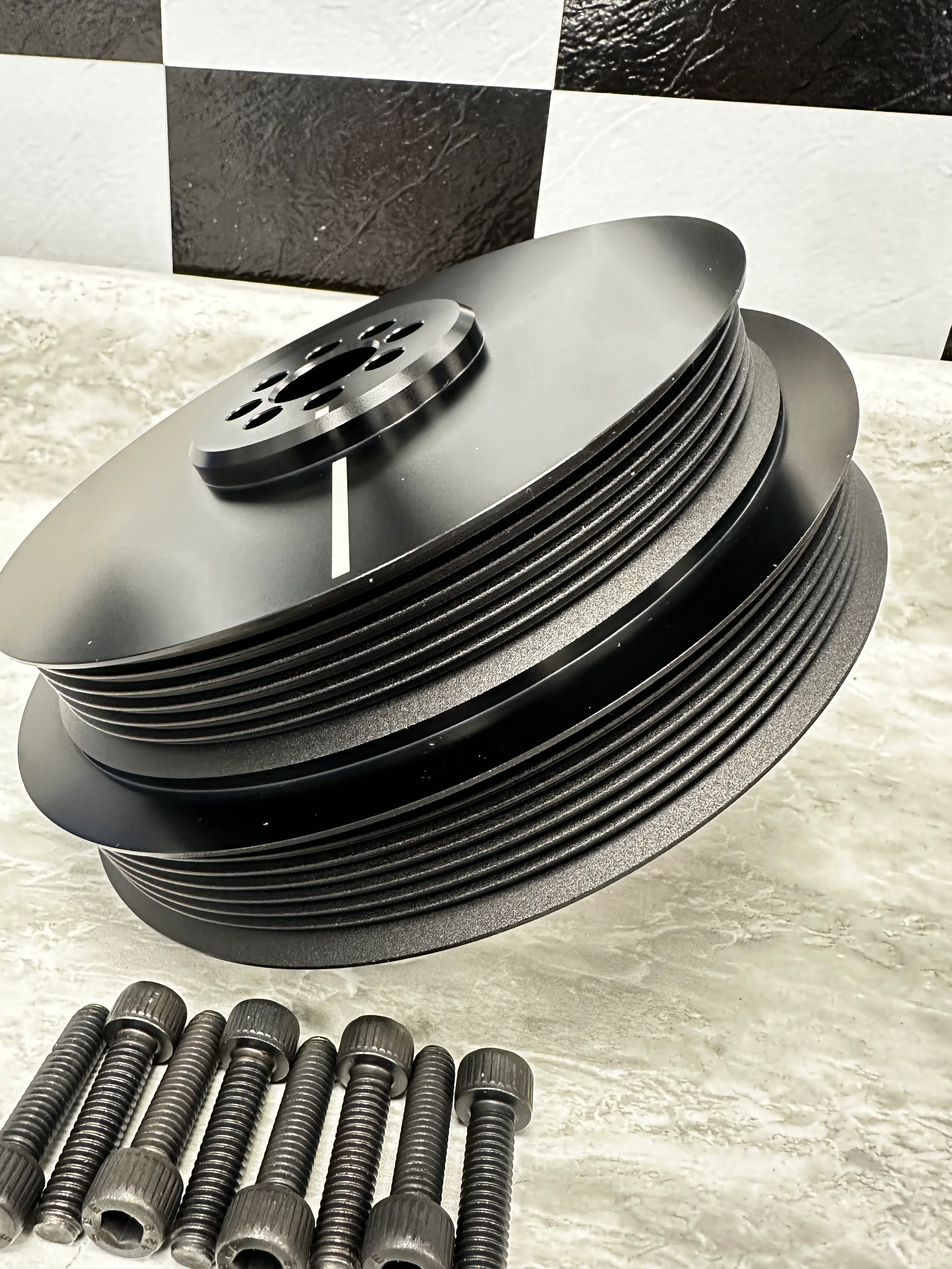 Jackal Motorsports 187mm Audi 3.0T Lower Pulley Upgrade | S4 S5 SQ5 A6 A7 Q7 Supercharged - Image 2