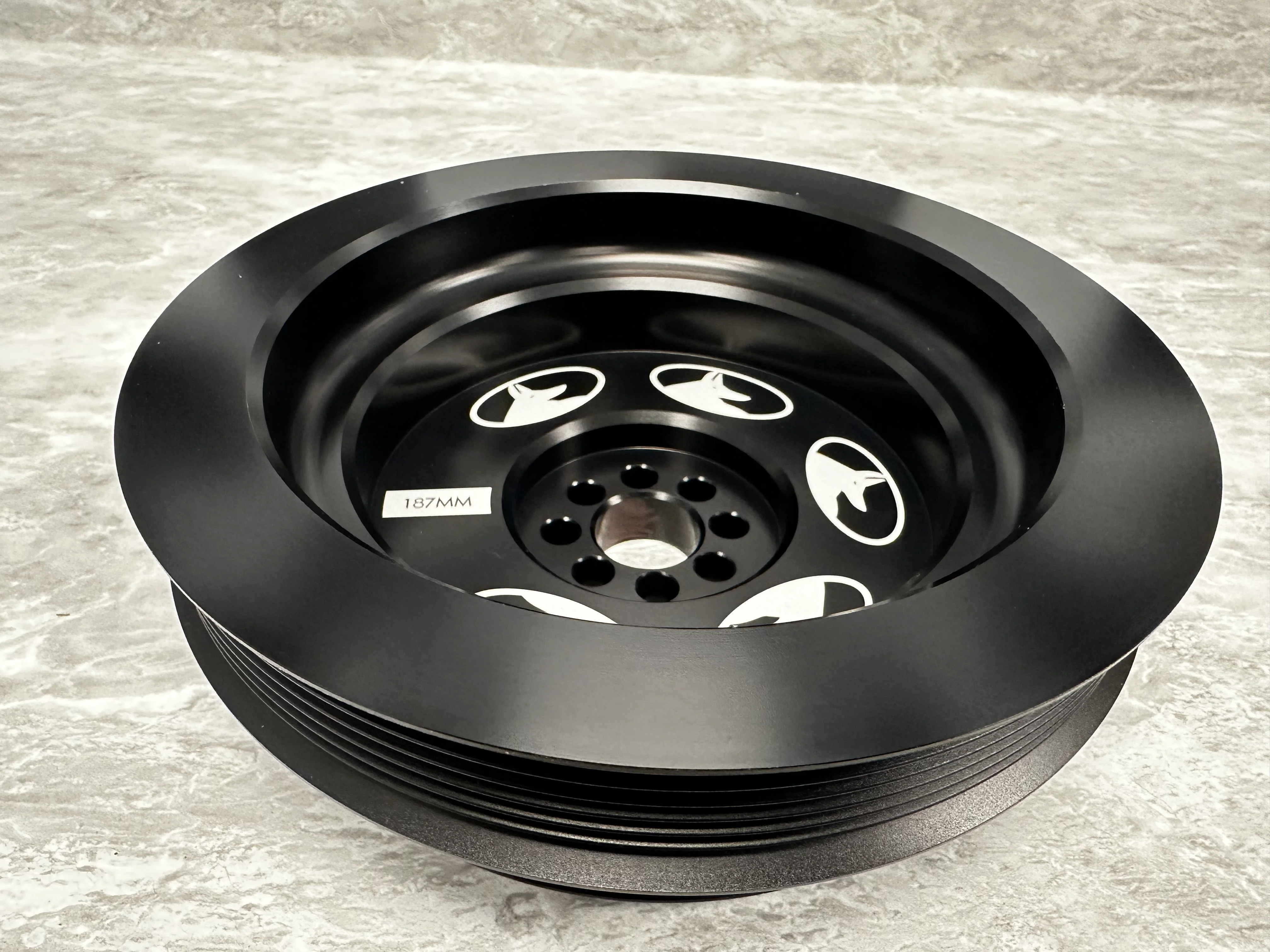 Jackal Motorsports 187mm Audi 3.0T Lower Pulley Upgrade | S4 S5 SQ5 A6 A7 Q7 Supercharged - Image 5