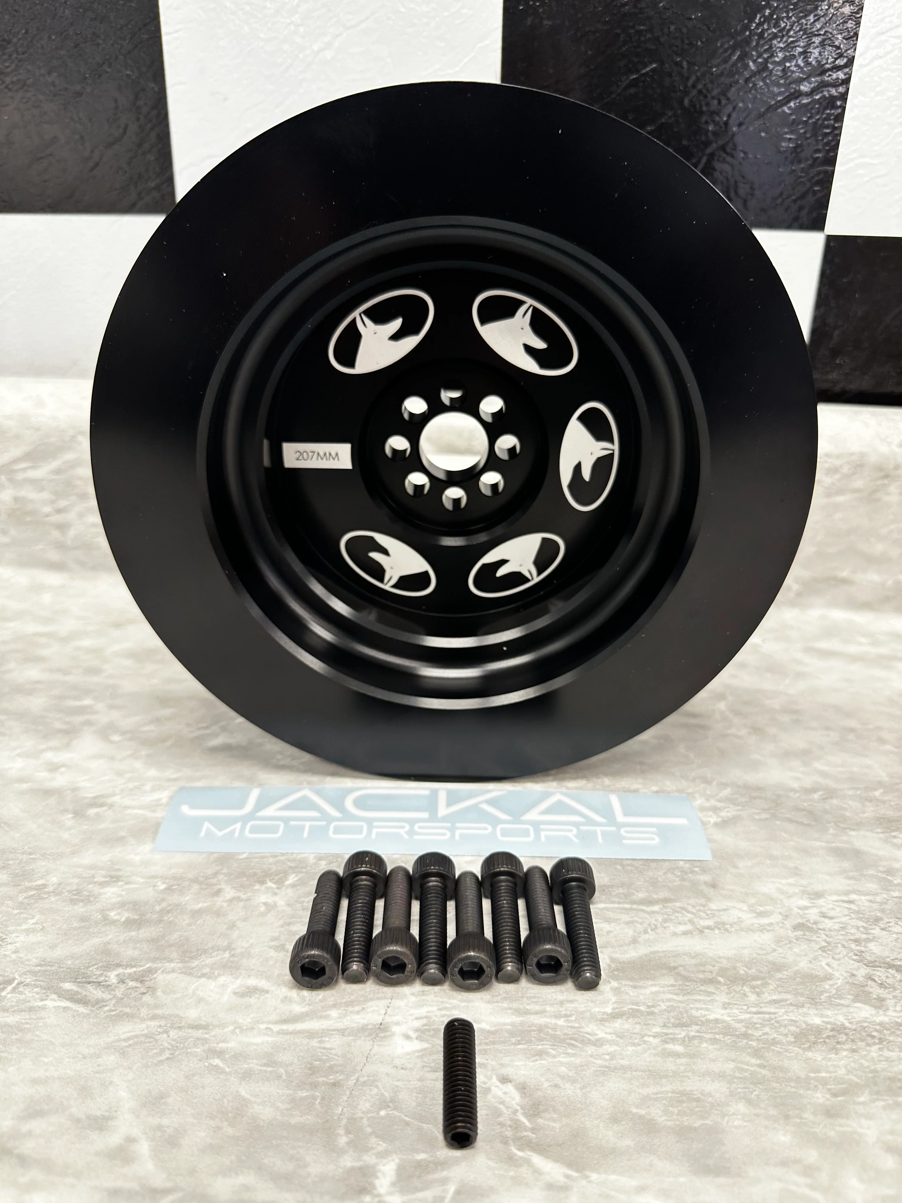 Jackal Motorsports 207mm Audi 3.0T Lower Pulley Upgrade | S4 S5 SQ5 A6 A7 Q7 Supercharged