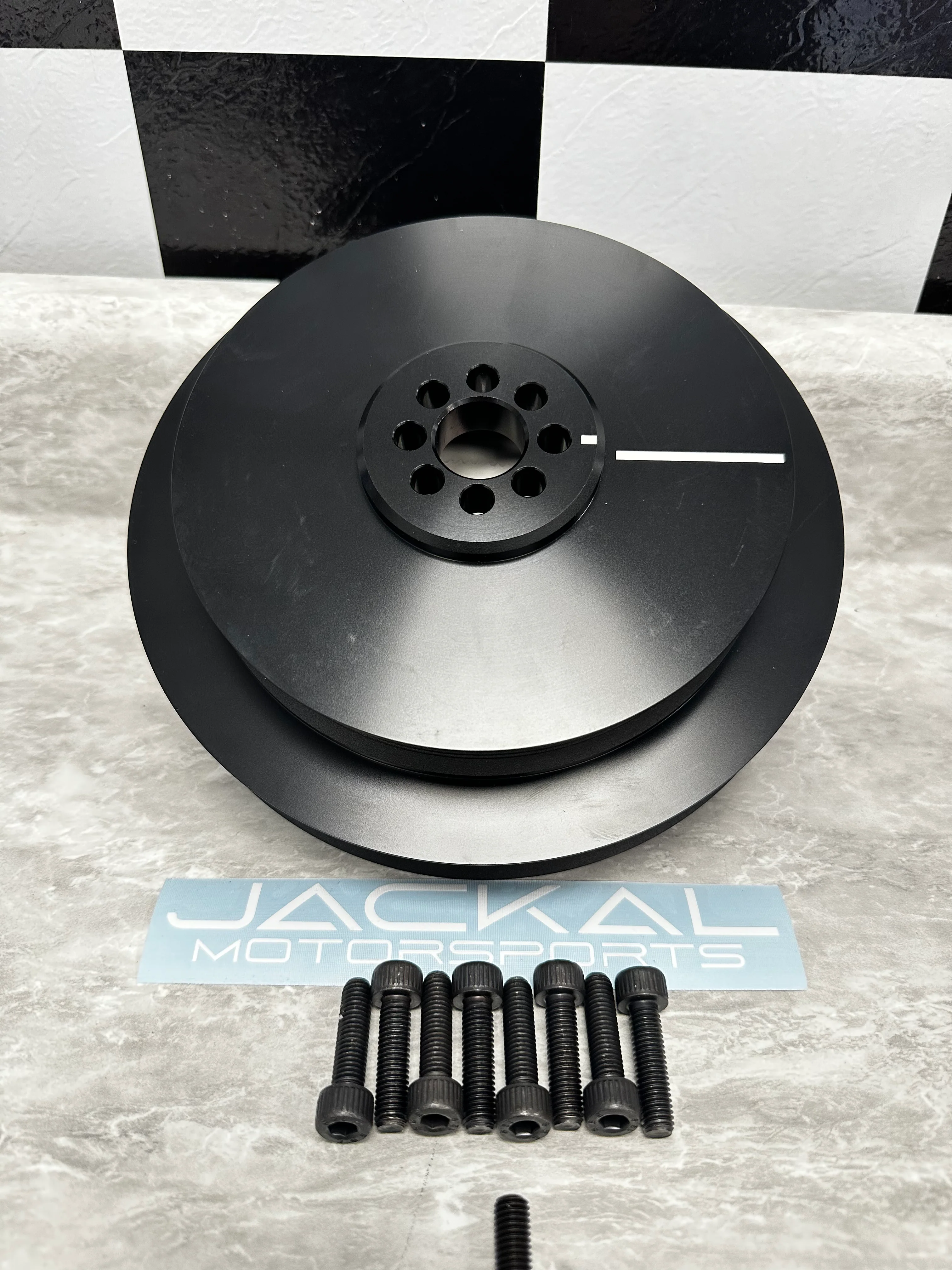 Jackal Motorsports 207mm Audi 3.0T Lower Pulley Upgrade | S4 S5 SQ5 A6 A7 Q7 Supercharged - Image 2