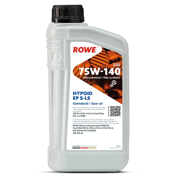 ROWE Hightec Hypoid EP SAE 75W-140 S-LS Gear Oil